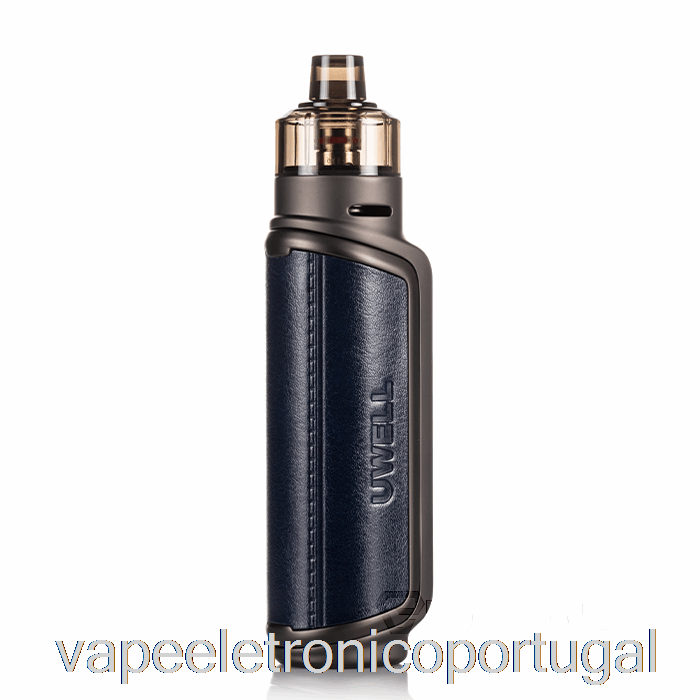 Vape Eletrônico Uwell Aeglos P1 80w Pod Mod Kit Azul Escuro